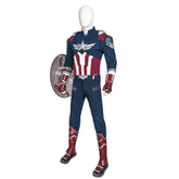 Captain America 4 - Falcon Captain America Edition Suit Cosplay Costume - Coscosmos